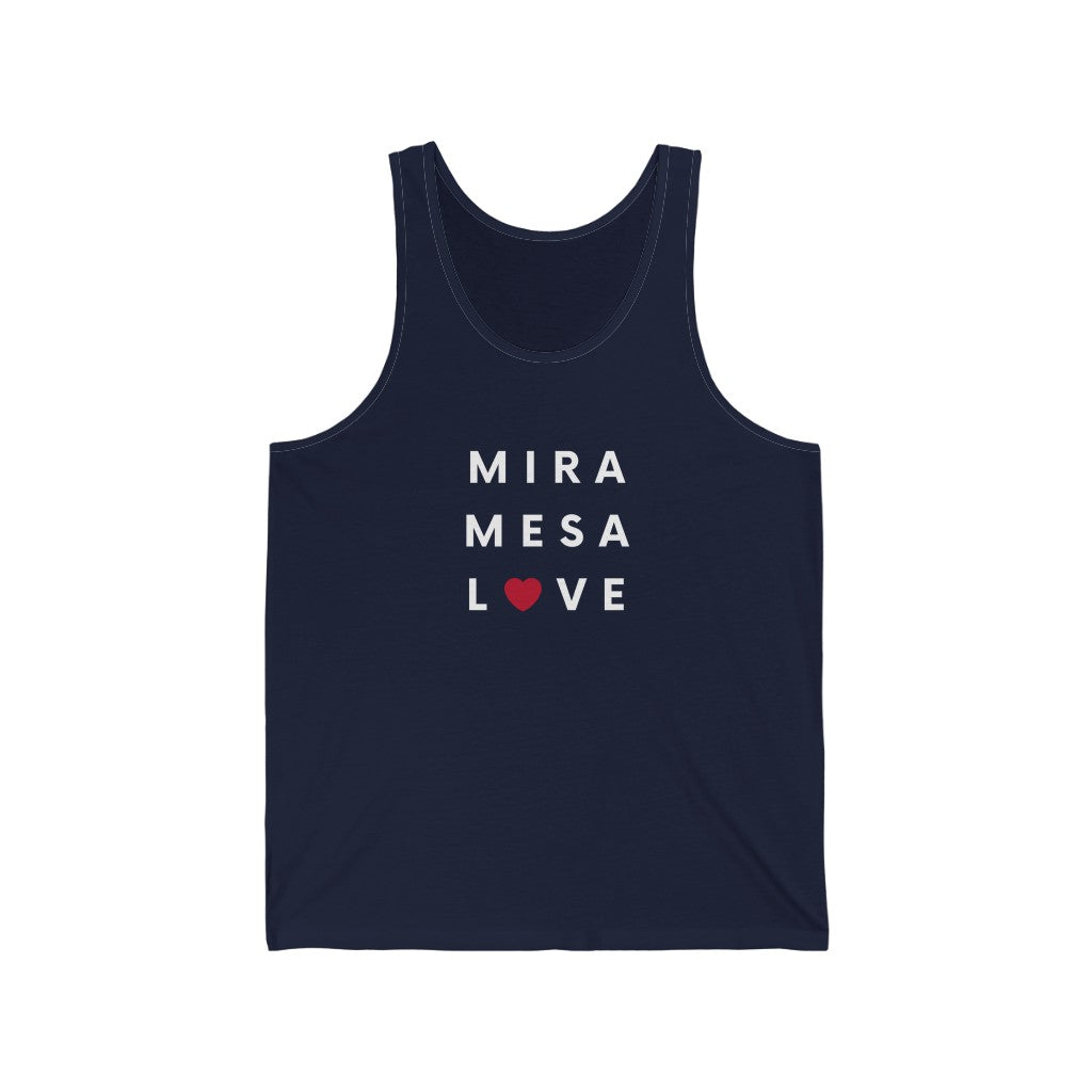 Mira Mesa Love Tank, SD Sleeveless T-shirt (Unisex)